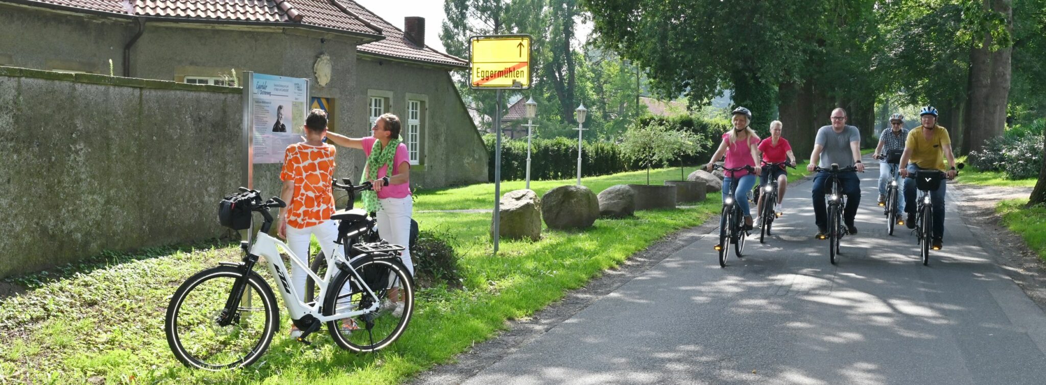 Blick auf Eggermühlen